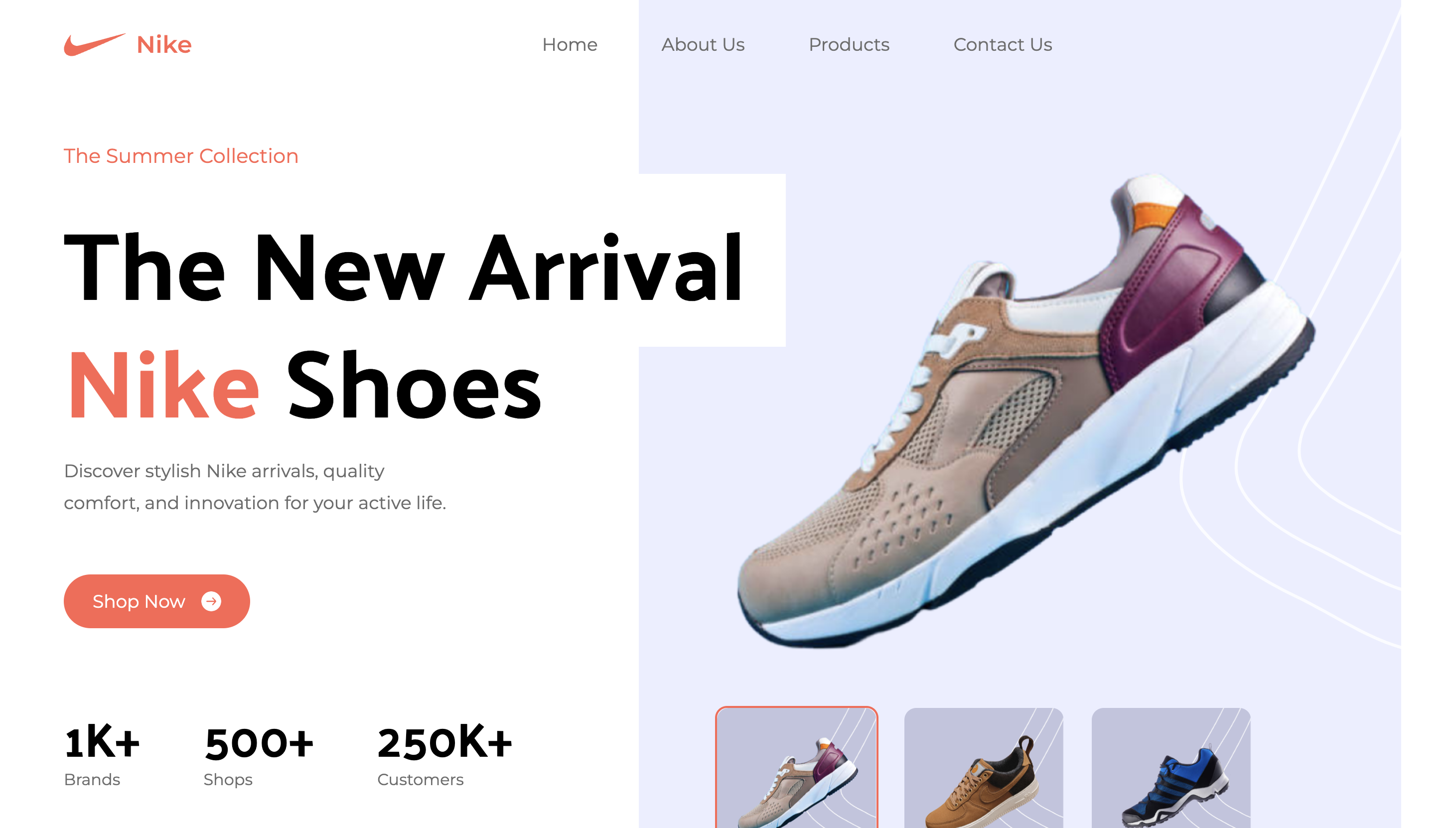 Nike Landing Page